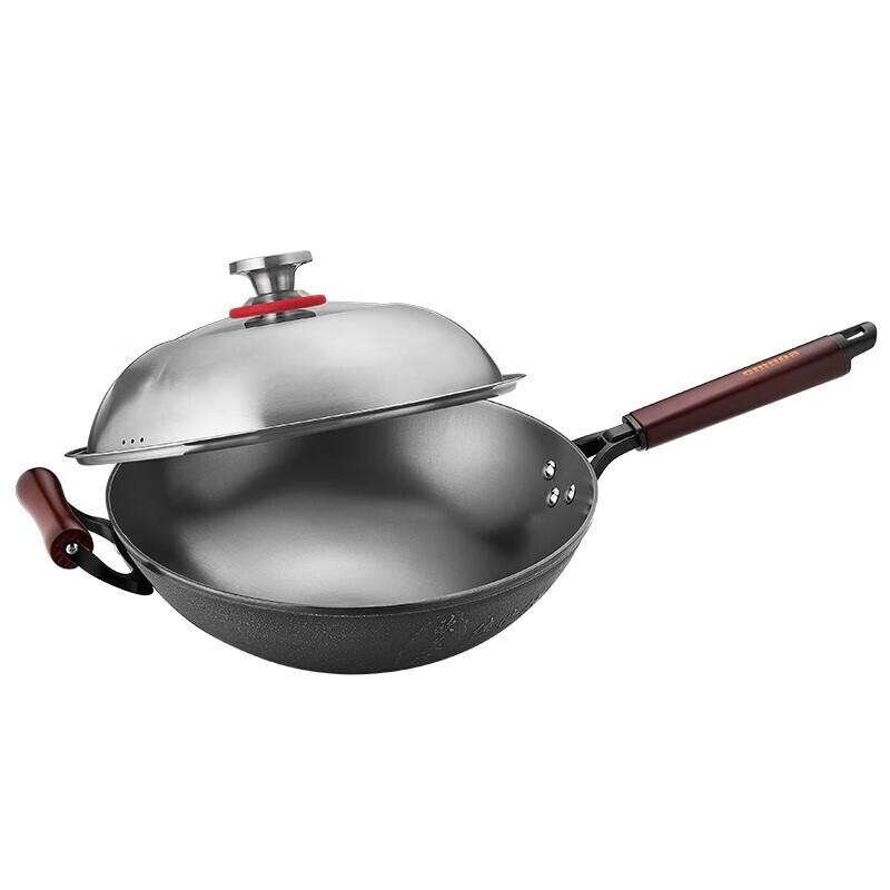 

Oumeida National Craftsman 32cm Stainless Steel Wok with Lid