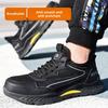 summer mesh safety shoes breathable work shoes industrial construction indestructible shoes for men steel toe safety work boots