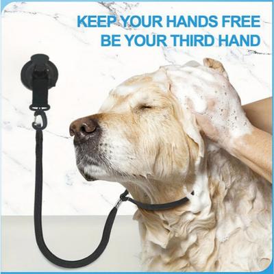 Pet Bathing Fixed Artifact Bathing Fixed Suction Cup Traction Rope Anti-grab and Anti-disturbance Suction Cup Handcuffs Pet Products