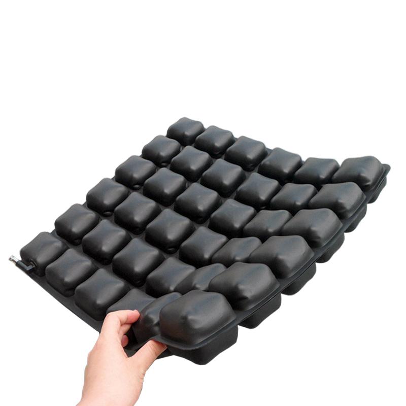 43x43cm Motorcycle Pad Shockproof Comfortable Breathable Passenger Air Seat Cushion Universal Inflatable Cover Mat Accessories