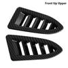 2pcs ABS Imitate Carbon Fiber Front Side Air Vent Cover For Subaru Crosstrek 2026 2026 Front Up Upper Air Vent Cover