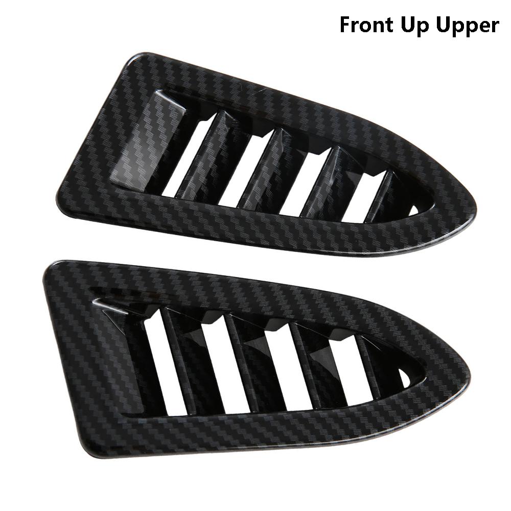 2pcs ABS Imitate Carbon Fiber Front Side Air Vent Cover For Subaru Crosstrek 2026 2026 Front Up Upper Air Vent Cover