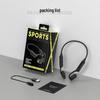 Lanston AirWave Wireless Open-Ear Bone Conduction Bluetooth Headset with 32GB Memory