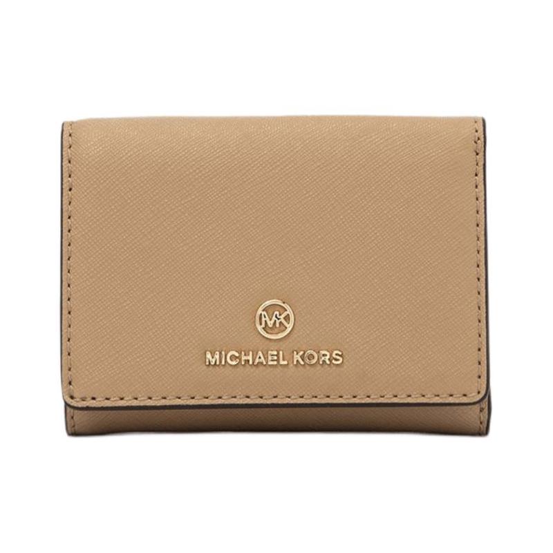 MICHAEL KORS Gold Hardware Cowhide Wallet Medium Women s Camel золотой