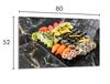 Szklana płyta ochronna na kuchenkę 80x52 Sushi