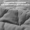 Protective Mattress Cover, Waterproof Quilted Mattress Cover, Cotton Padded Waterproof Thick Bed Sheet, White and Black Mattress Topper
