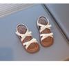 New Summer Girls Sandals, Korean Style Bow Princess Shoes, Stylish Beach Sandals for Toddler Girls