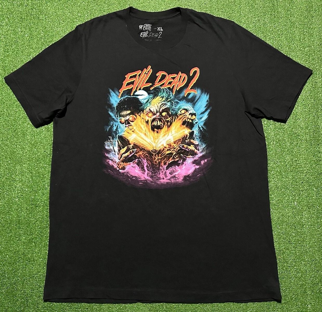 

Evil Dead 2 Cavity Colors Horror T Shirt Adult Size XL S