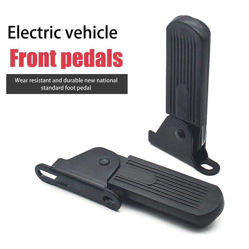 1 Pair Helpful Stable Seats Treadle Anti-Rust Universal Bike Rear Pedals Plastic Convenient Bicycle Rear Seat Pedal Folding Bike
