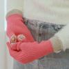 Meminn Lip Two Tone Stich Touch Finger Gloves 3colors