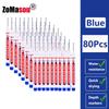 20mm 1-100 Stück Wasserdichter Tieflochmarker Stifte mit langem Kopf für Holzbearbeitung für Metall Tischler Weiße/Schwarze/Rote/Blaue/Grüne Tinte