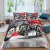 Popular Bedroom Bedding Set For Men Super Cool Motorcycle Tractor Bedding Set Luxury 100% Polyester Bed Cover Sets Pillowcases