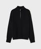 Bellie Lumpy Half Zip Sweater - Black