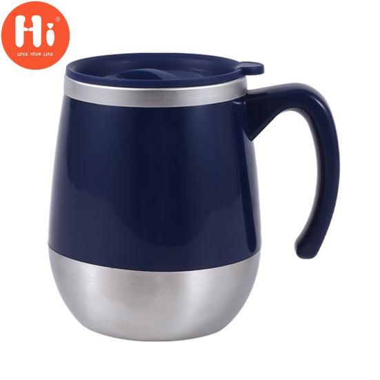 Hi 500ml Excellent Anti-slip Food Grade Silicone Ring Stylish Portable Thermal Mug Cup Kitchen Tools