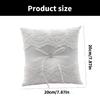 Romantics White Wedding Rings Pillow Lovely Bowknot Pattern Pillow European Styles for Wedding Parties