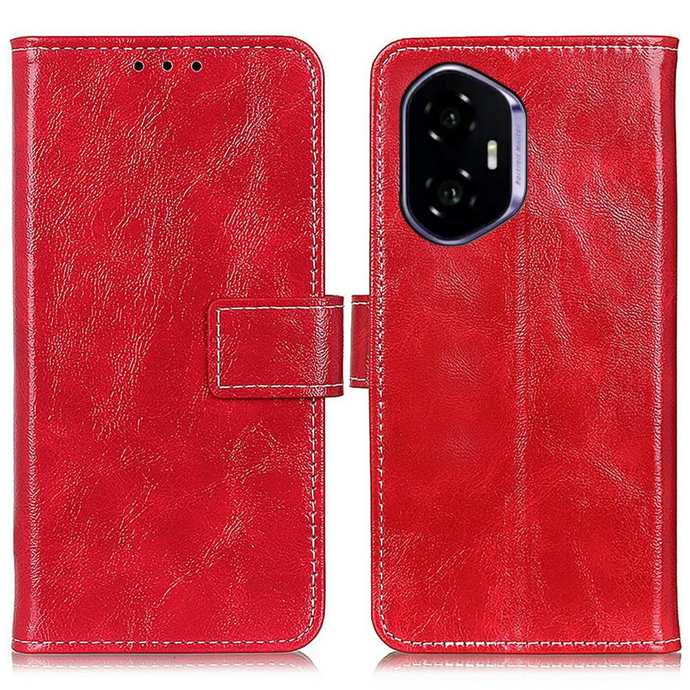 Pro Honor 400 5G (Globální) Pouzdro Peněženka Kožený Kryt na Telefon Textura Crazy Horse