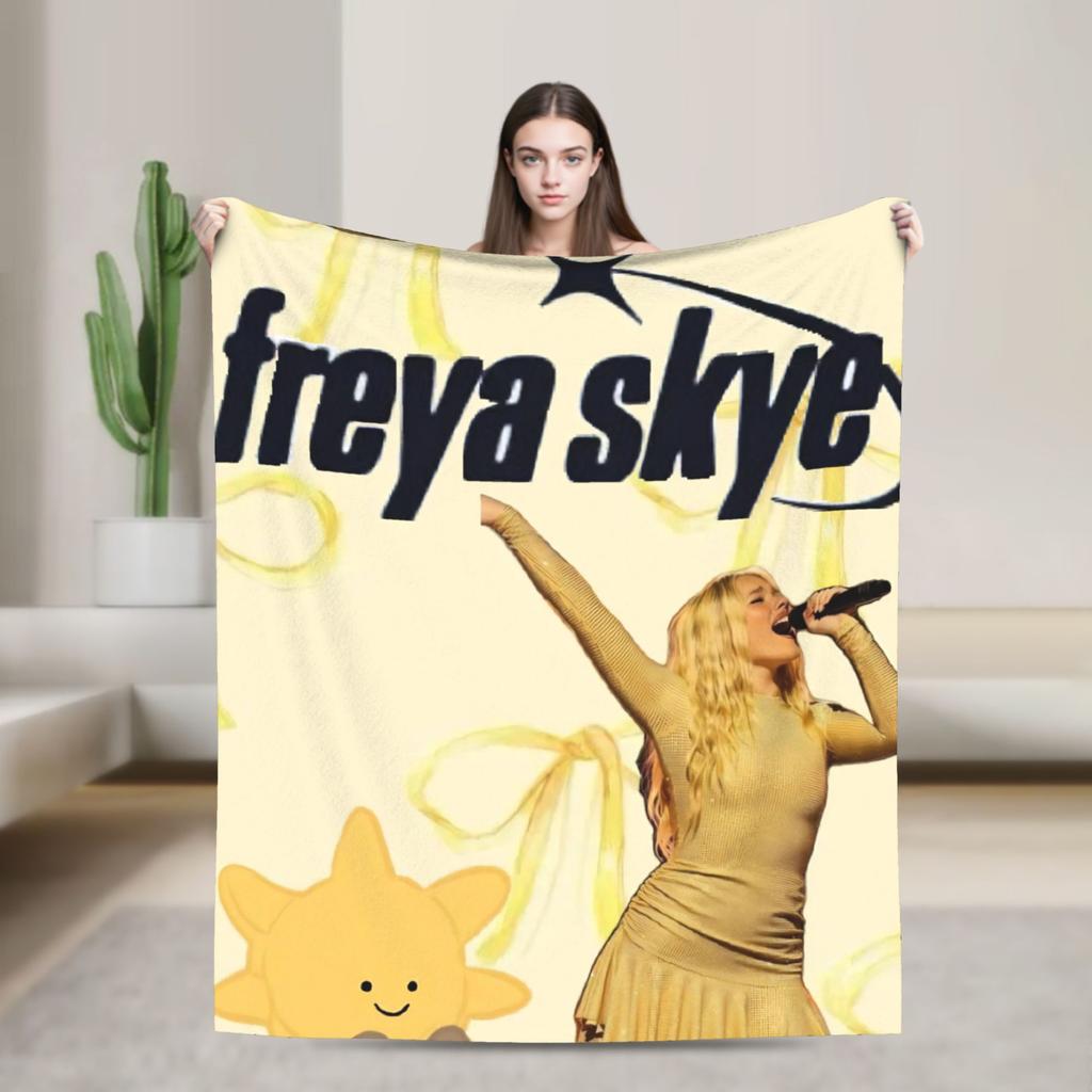 Freya Skye Singer Tour 2026 Blanket Super Soft Warm Throw Blankets for Living Room 50x60 Inches Multiple Sizes Bedspread