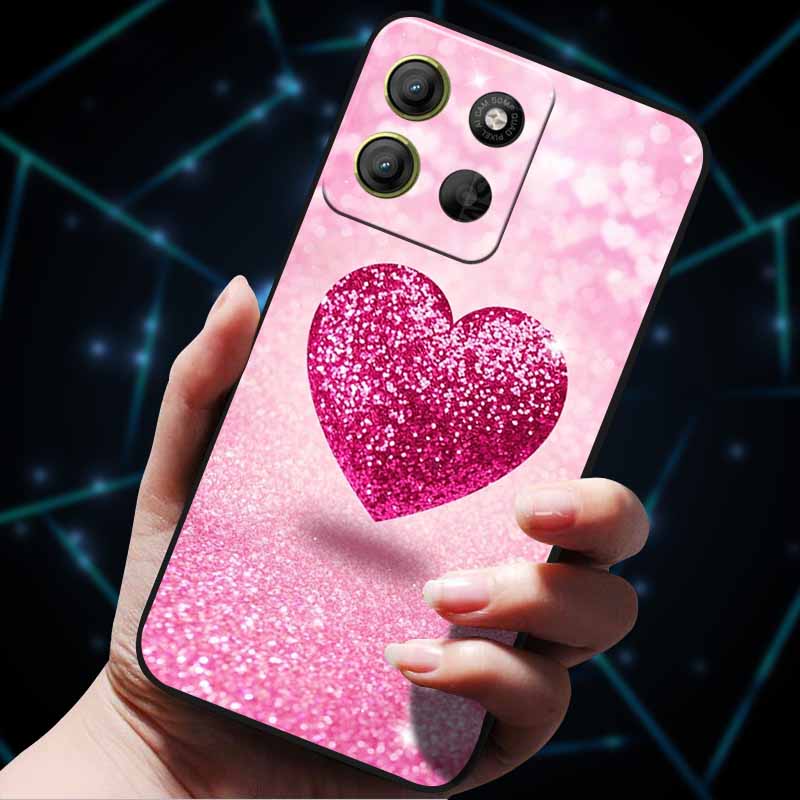 For Moto G15 4G Case Painted Cats Soft Silicone Lovely Back Case for Motorola Moto G15 Power G 15 Phone Cover MotoG15 etui Funda
