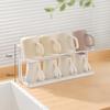 Storage Rack High Appearance Level Table Top Double-layer Cup Holder Upside Down Drain Rack Tea Set Tea Cup Water Cup