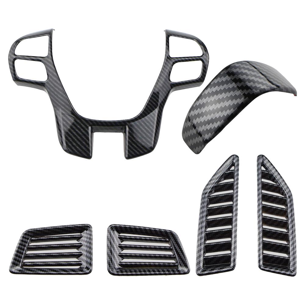 

For Ford Everest 2020-2025 Ranger 2018-2025 AT Accessories Center Console Decoration Sticker Interior Cover Steering Wheel Trim