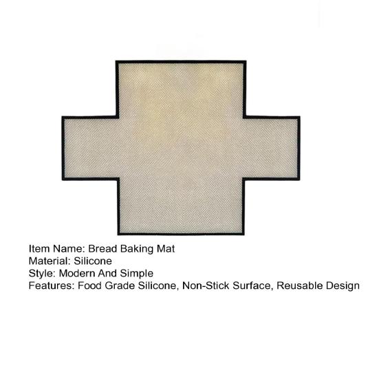 Silicone Bread Baking Mat High Temp Resistant Loaf Pan Liner Non-Stick Reusable Dough Transfer Tool Easy Clean Bread Tray Sling