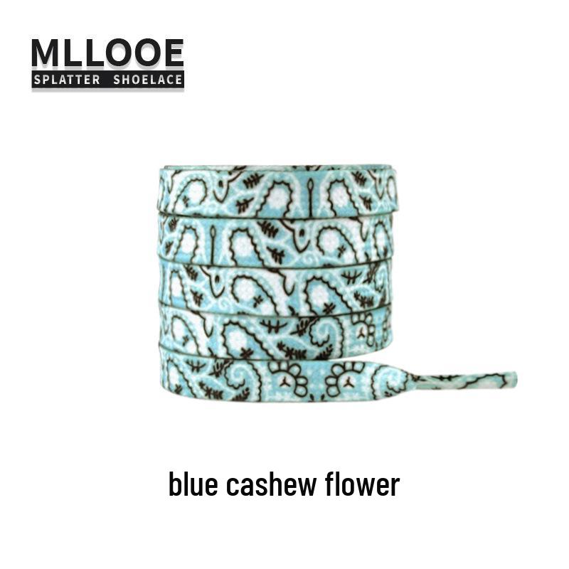 Cashew Flower Shoelaces for Air Force One AF1 & Casual White Sneakers