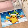 Area Rug, Faux Cashmere, Pikachu 3D Print, Soft Water Absorbent, Cute Strawberry Cartoon Bedroom Floor Carpet