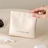 Auto-Close Wired Earphone & Coin Purse - Compact PU Lipstick/Makeup Bag