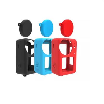 2in1 Silicone Case Protection Cover Scratch-proof Bump-proof For DJI OSMO Action 3 /Action 4 Sports Camera Accessories