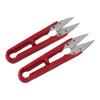 12pcs U Shaped Scissors Professional Stainless Steel Threading Scissors for Needlework Craft Art Work Manual Handicraft   Tool