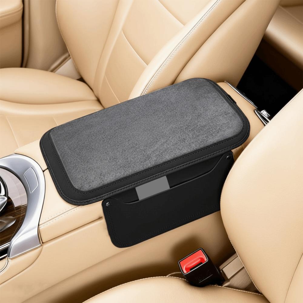 PU Leather Center Console Armrest Cushion Thicken Car Elbow Support Pad  Center Console