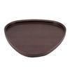 Wood Serving Tray Sturdy Bamboo Simple Elegant Triangular Multifunction Wooden Tea Tray for Cafe Office Dining Table