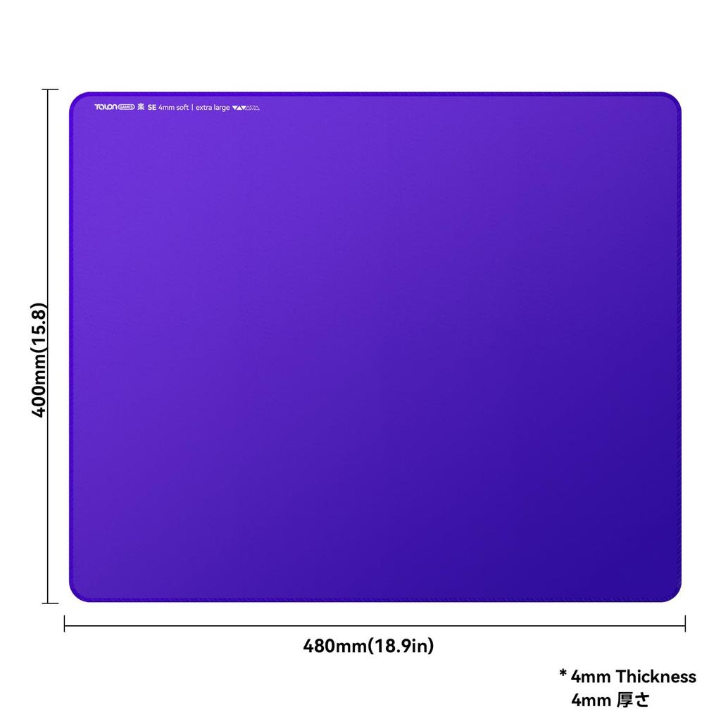 TALONGAMES Raku SE Series Mouse Pad Gaming Mouse Pad eSports Mouse Pad 480x400x4mm Cloth Cloth Function Rubber Base Reinforced Edges Stable Operation