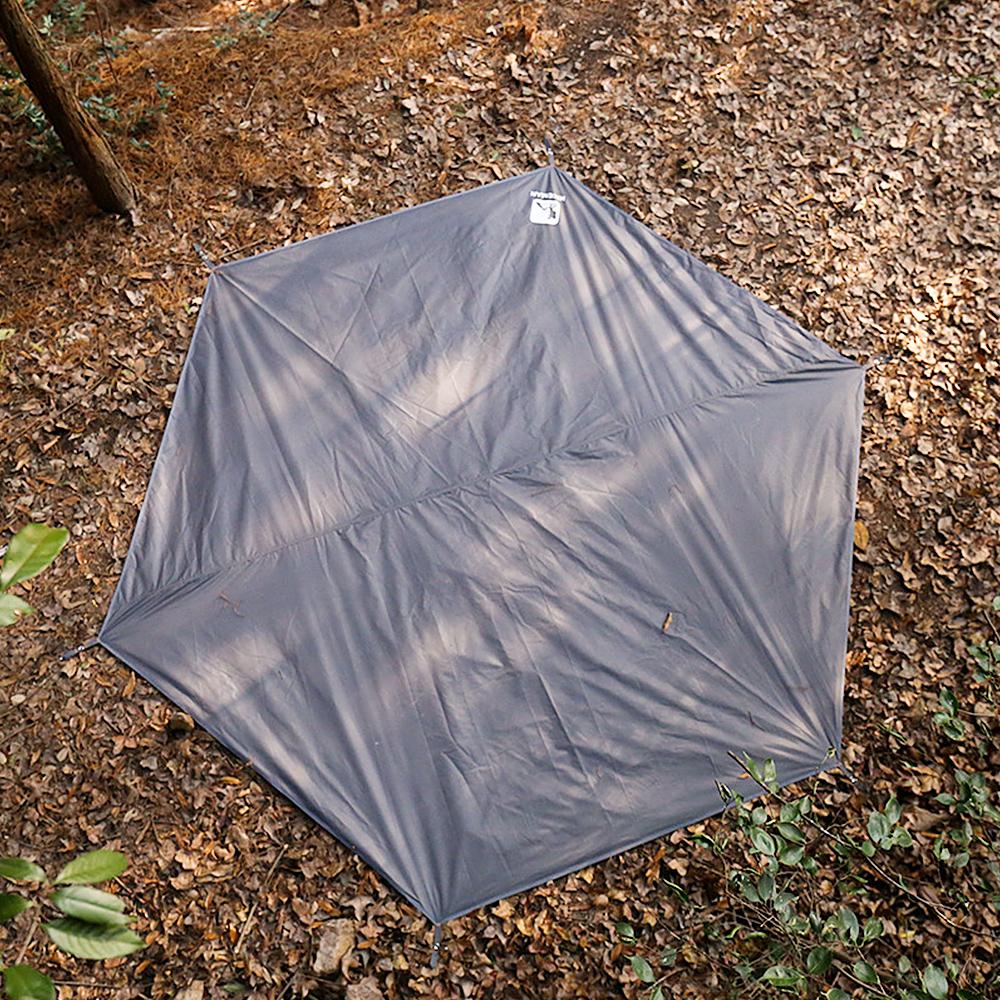 Waterproof Camping Tarp Thicken Picnic Mat Durable Beach Pad Hexagonal Tent Mat Multifunctional Tent Footprint Sun