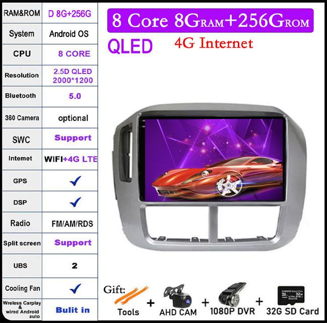 9 Lnch For Honda Pilot 2006 2007 2008 Car Radio Video Multimedia QLED Navigation GPS IPS 4G Wifi Stereo Screen Auto
