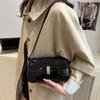 Small bag women's versatile small square bag summer new shoulder bag simple lock fashion women's bag