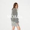 MO&Co. Qin Lan Edition Mohair Wool Cable Knit Bow Sweater