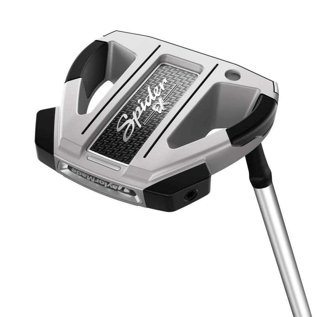 

TAYLORMADE SPIDEREX Putter [Catalogue genuine shaft installed model] Flow neck men s golf club right WHPL WhitePlatinum 34 inches