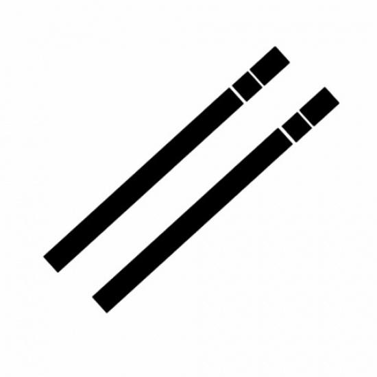 For MINI Cooper R50 R53 R56 2x Bonnet Stripes Hood Decal Vinyl Cover Sticker