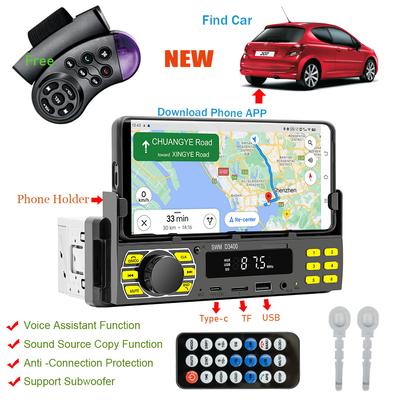 Radio Samochodowe Odtwarzacz MP3 Kompatybilny z Bluetooth Wielofunkcyjny Pilot Tuner Stereo