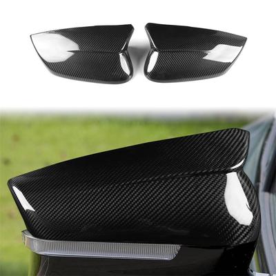 2pcs Real Carbon Fiber Side Rearview Mirror Cover For KIA EV6/GT/GT Line 2022-2024