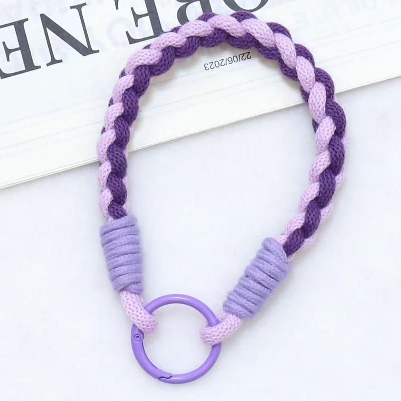 Durable Woven Wrist Phone Lanyard – Universal Short Twist Design