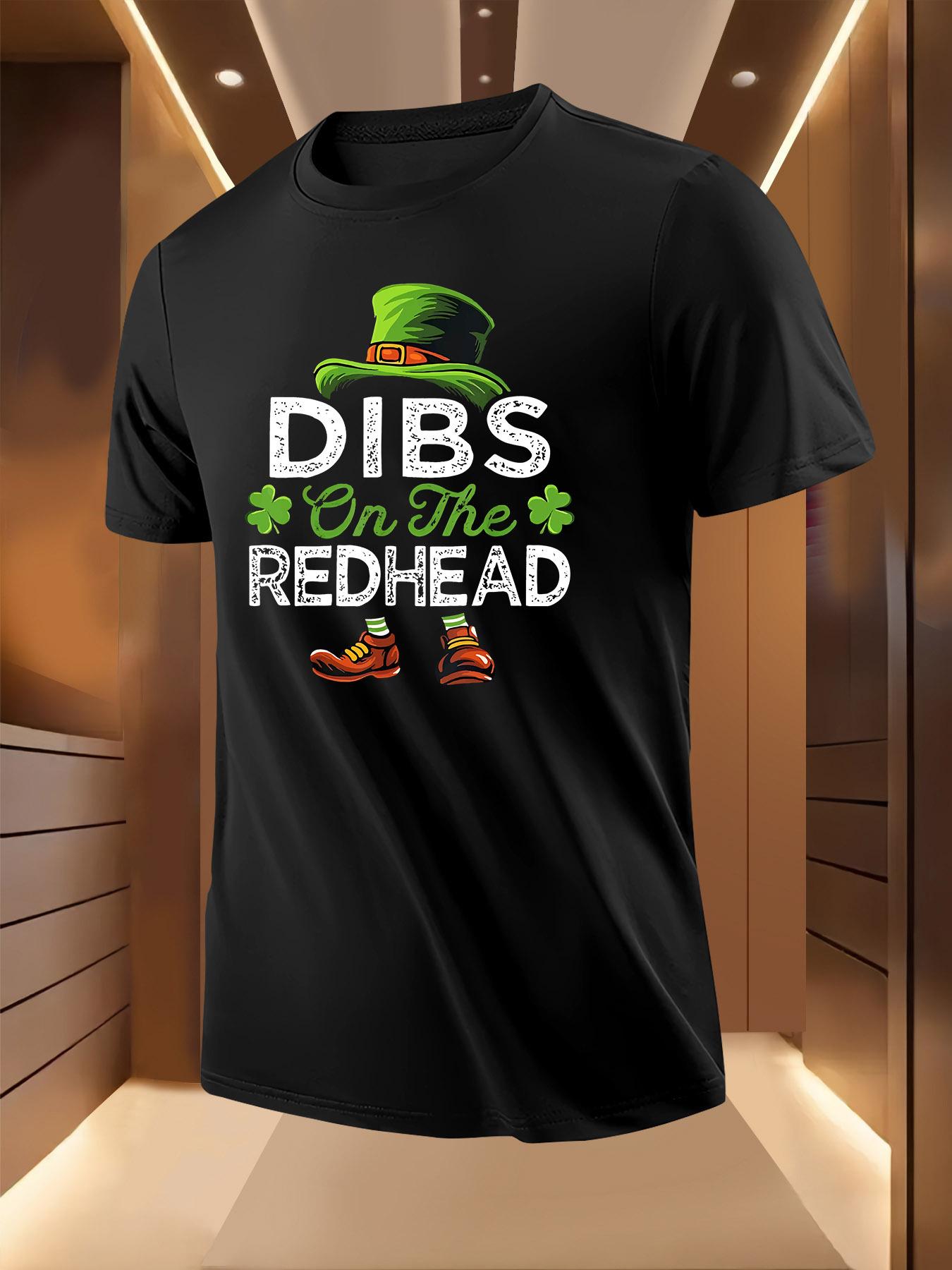 Graphic - DIBBS ON THE REDHEAD Print with Clover & Shoes Design T-shirt XS