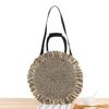 Minimalistischer Stil Handgefertigte Gewebte Papierseiltasche - Dual-Use Handtasche & Schultertasche