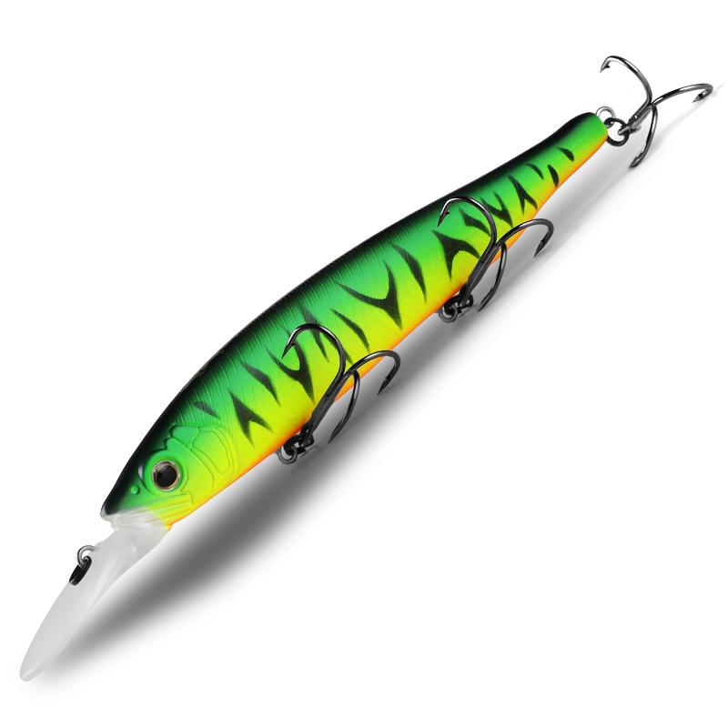BEARKING 128mm 22.9g Depth2 - 3m Wobbler Top Fishing Lures Hard Bait Minnow Quality Hooks Fishing Accessories For Fishing Tackle
