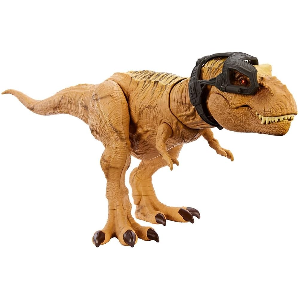 Mattel Jurassic World Side Attack Roaring T-Rex Toy 49cm for Ages 4 and Up