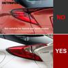 Rear Light Lamp Eyelid Eyebrow For Toyota CHR C-HR 2016-  Chrome Taillight Cover Trim Sticker Accessories Car Styling