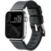 Watch Strap for Apple Watch Ultra 3 2 1 49mm/Series 11 10 46mm/9 8 7 45mm/SE3 SE2 SE 6 5 4 44mm/3 2 1 42mm Genuine Cow Leather Silicone Band