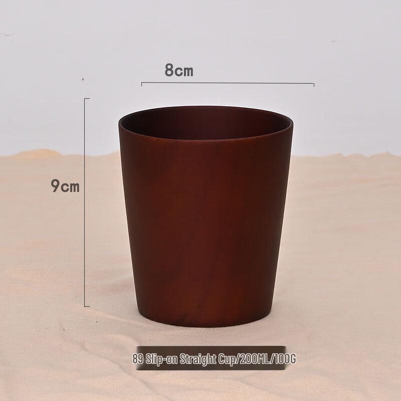 

ZISIZ Solid Wood Straight Mug