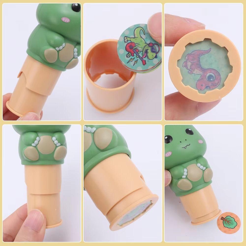 DIY Crafts Animal Stamp Stickers Signet Children's Seal Toy Reward Stickers Toys Set  Kid Girl Boy